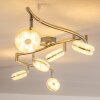 Donot Plafondlamp LED Nikkel mat, 6-lichts