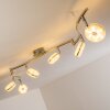 Donot Plafondlamp LED Nikkel mat, 6-lichts