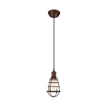 Eglo PORT SETON Hanger Donkerbruin, 1-licht