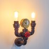 Amal Muurlamp Zwart, 2-lichts