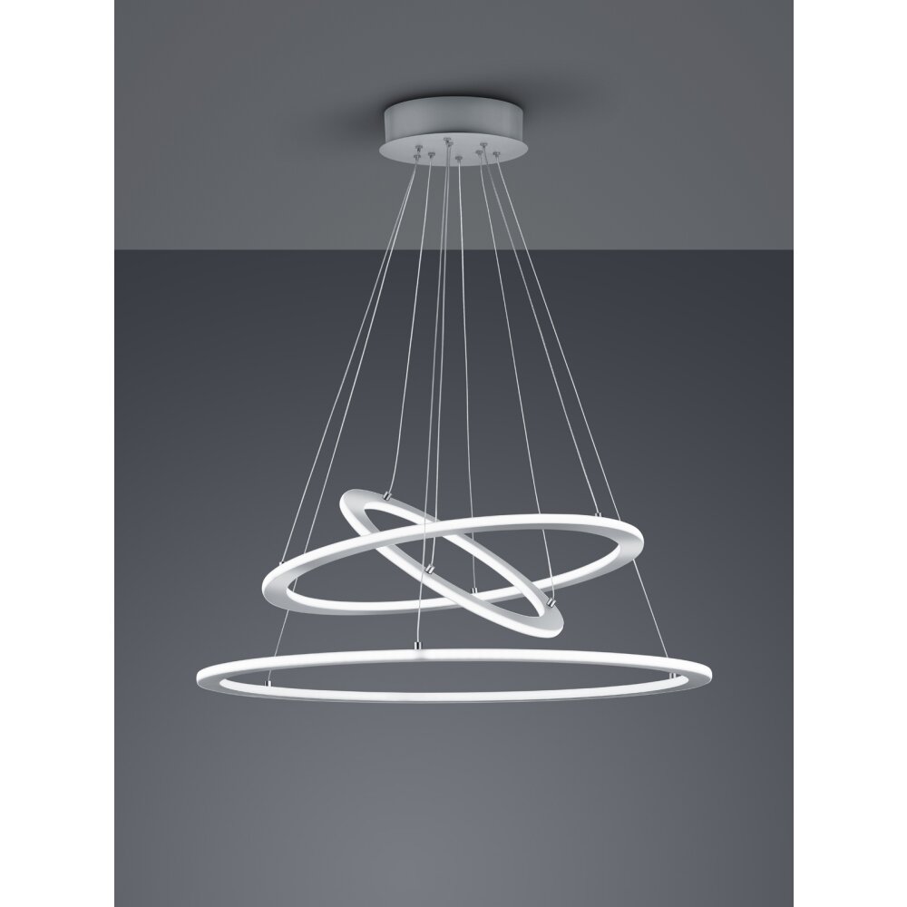 Trio Durban Hanglamp LED Nikkel mat, 1-licht main product photo