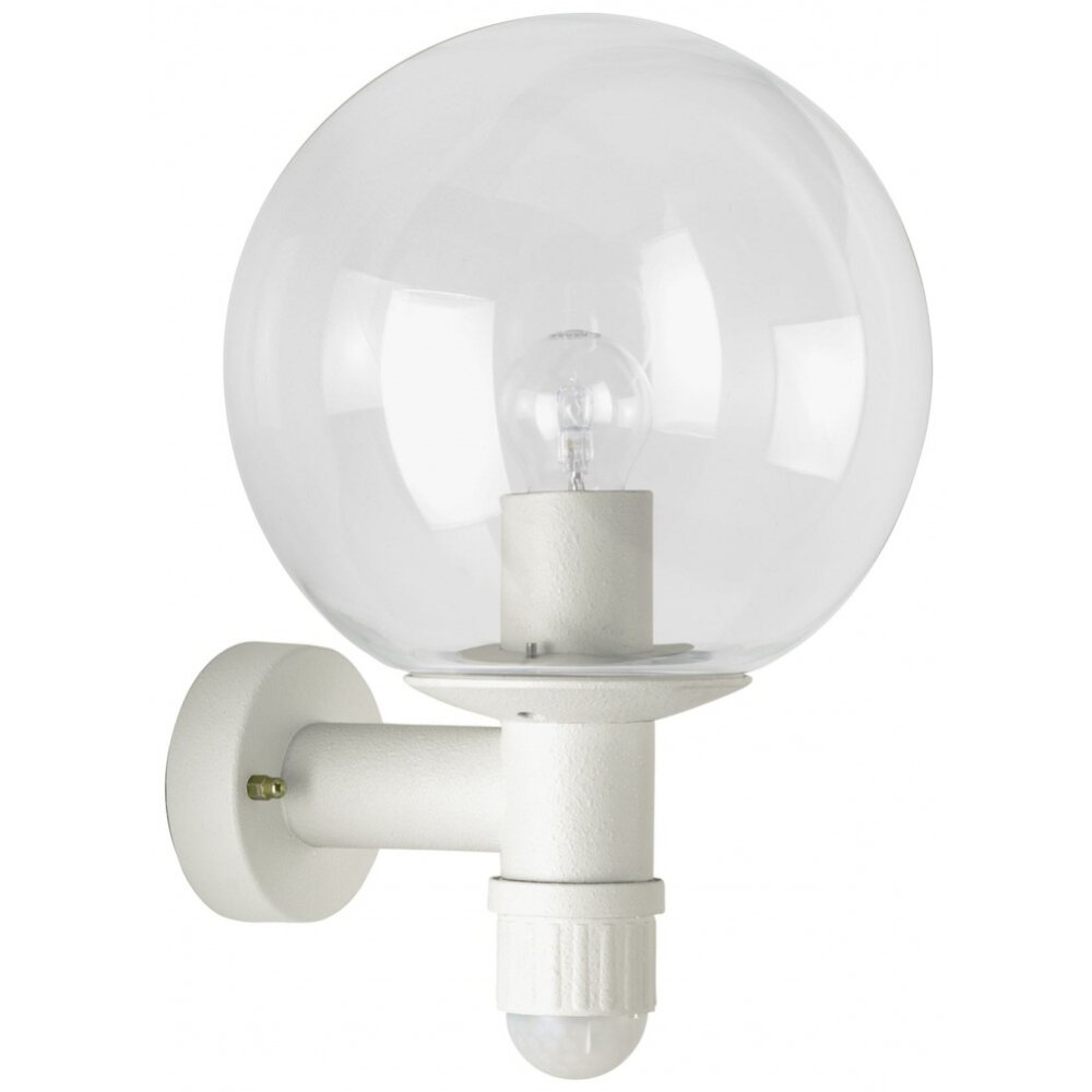 Albert 641 Buiten muurverlichting Wit, 1-licht, Bewegingsmelder main product photo
