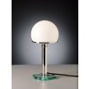 Tecnolumen Wagenfeld WG 25 GL Tafellamp Nikkel mat, Transparant, Helder, 1-licht