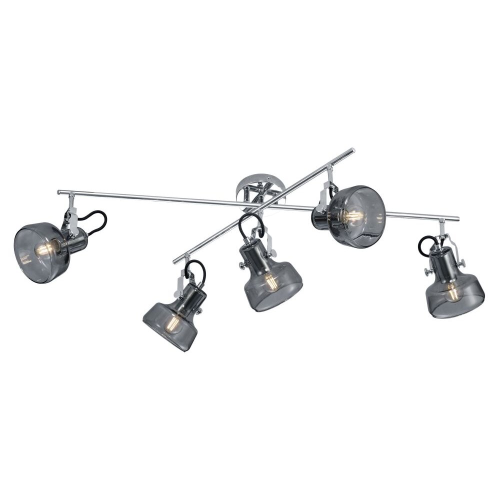 Trio KOLANI Plafondlamp Chroom, 5-lichts main product photo