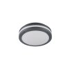 Trio Piave Plafondlamp LED Antraciet, 1-licht, Bewegingsmelder