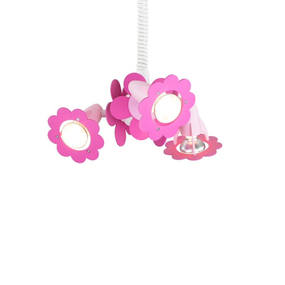 Elobra BLÜTE Hanger Roze, 3-lichts main product photo
