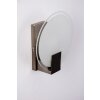 Brilliant Sonian Muurlamp roestvrij staal, Transparant, Helder, Wit, 1-licht