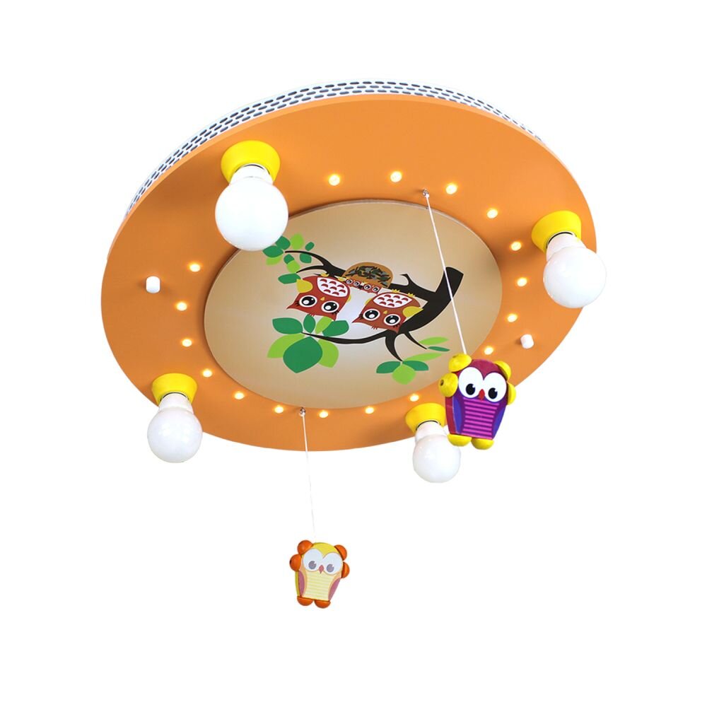 Elobra MOBILE Plafondlamp Roze, 4-lichts main product photo