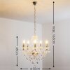 kroonluchter Transparant, Helder, 5-lichts