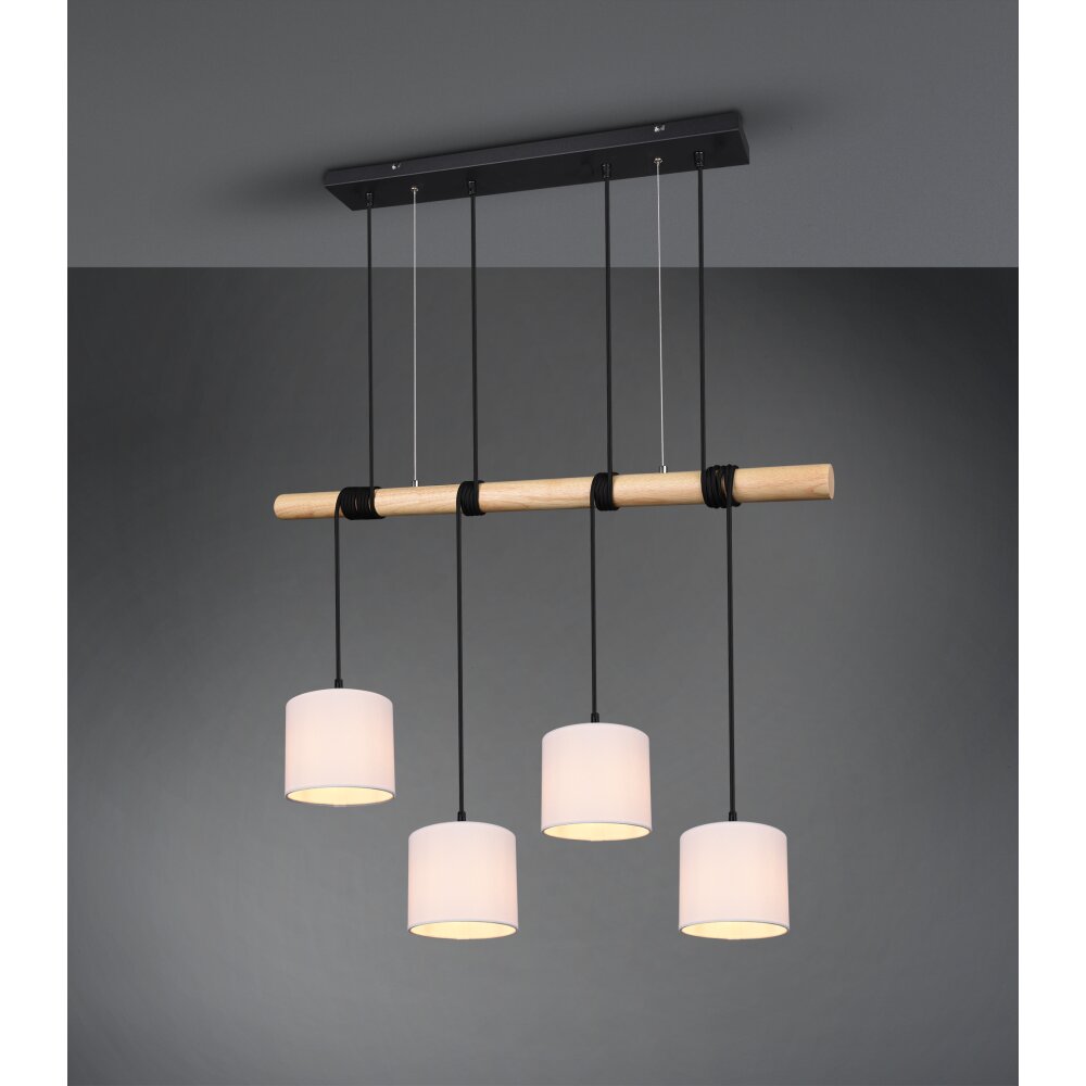 Reality Odin Hanglamp LED Zwart, 4-lichts main product photo