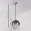 Degevos Hanger Chroom, 1-licht