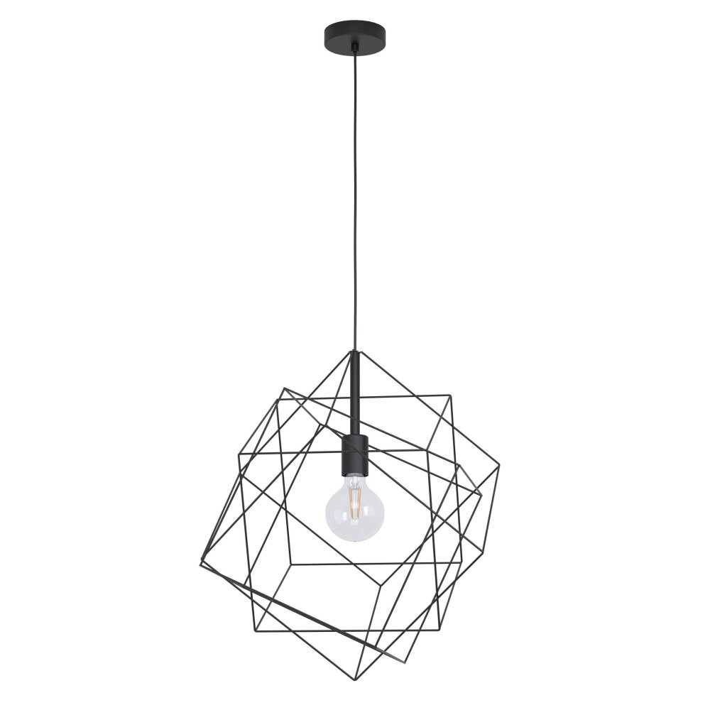Eglo STRAITON Hanger Zwart, 1-licht main product photo