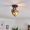 Haervej Plafondlamp Zwart, 1-licht