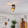Haervej Plafondlamp Zwart, 1-licht