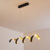 Rezat Hanglamp LED Zwart-Goud, 1-licht
