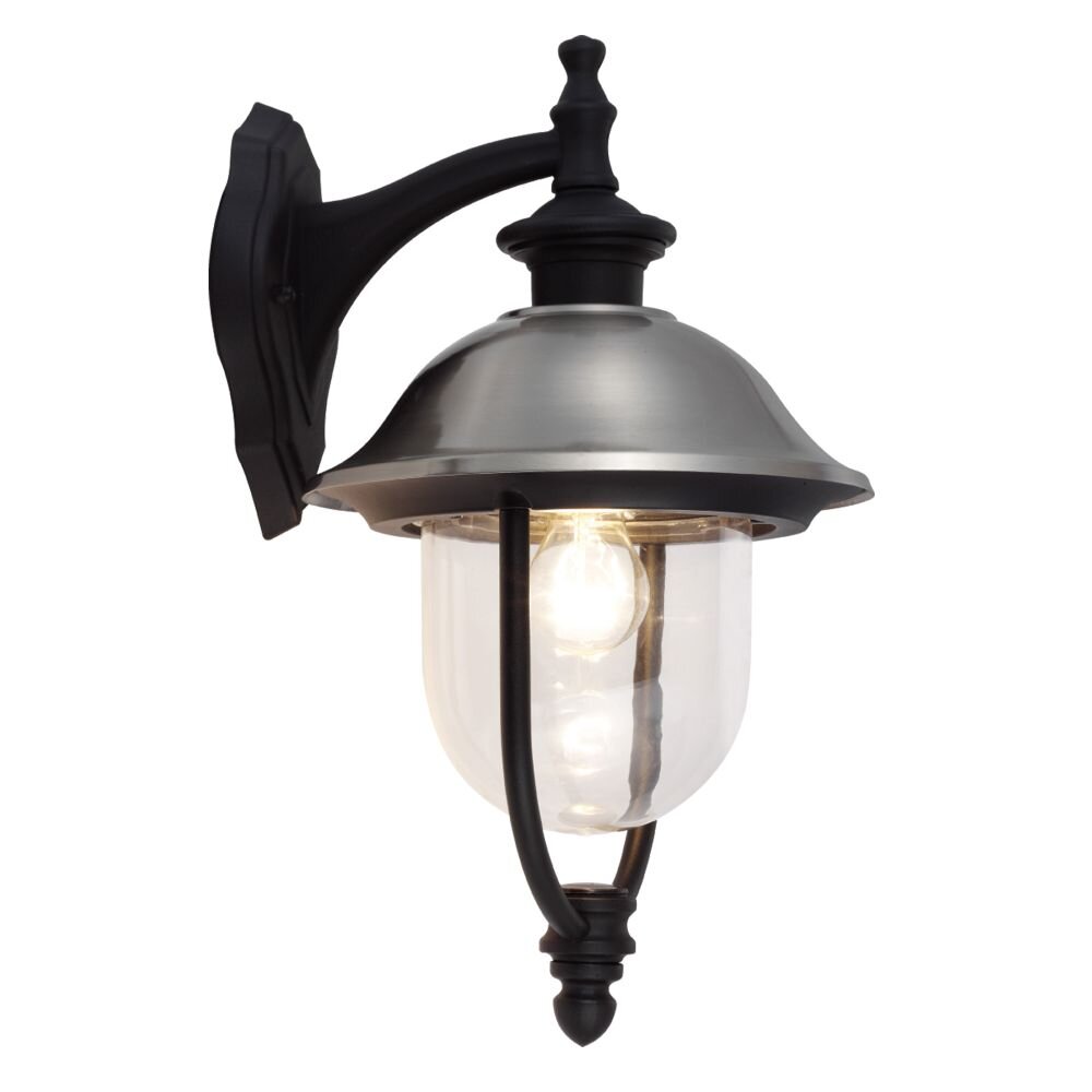 KS Verlichting Bologna Muurlamp Zwart, 1-licht main product photo