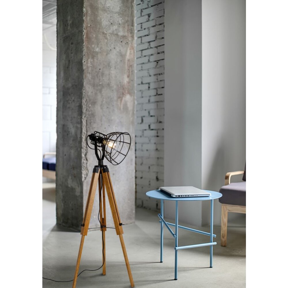 Lucide JOSHUA Staande lamp Zwart, 1-licht main product photo