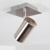 Zuoz Plafondlamp Nikkel mat, 1-licht