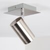 Zuoz Plafondlamp Nikkel mat, 1-licht