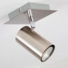 Zuoz Plafondlamp Nikkel mat, 1-licht