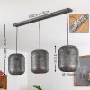 Chidu Hanger Grijs, 3-lichts