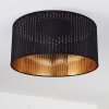 Hobart Plafondlamp Zwart-Goud, 1-licht