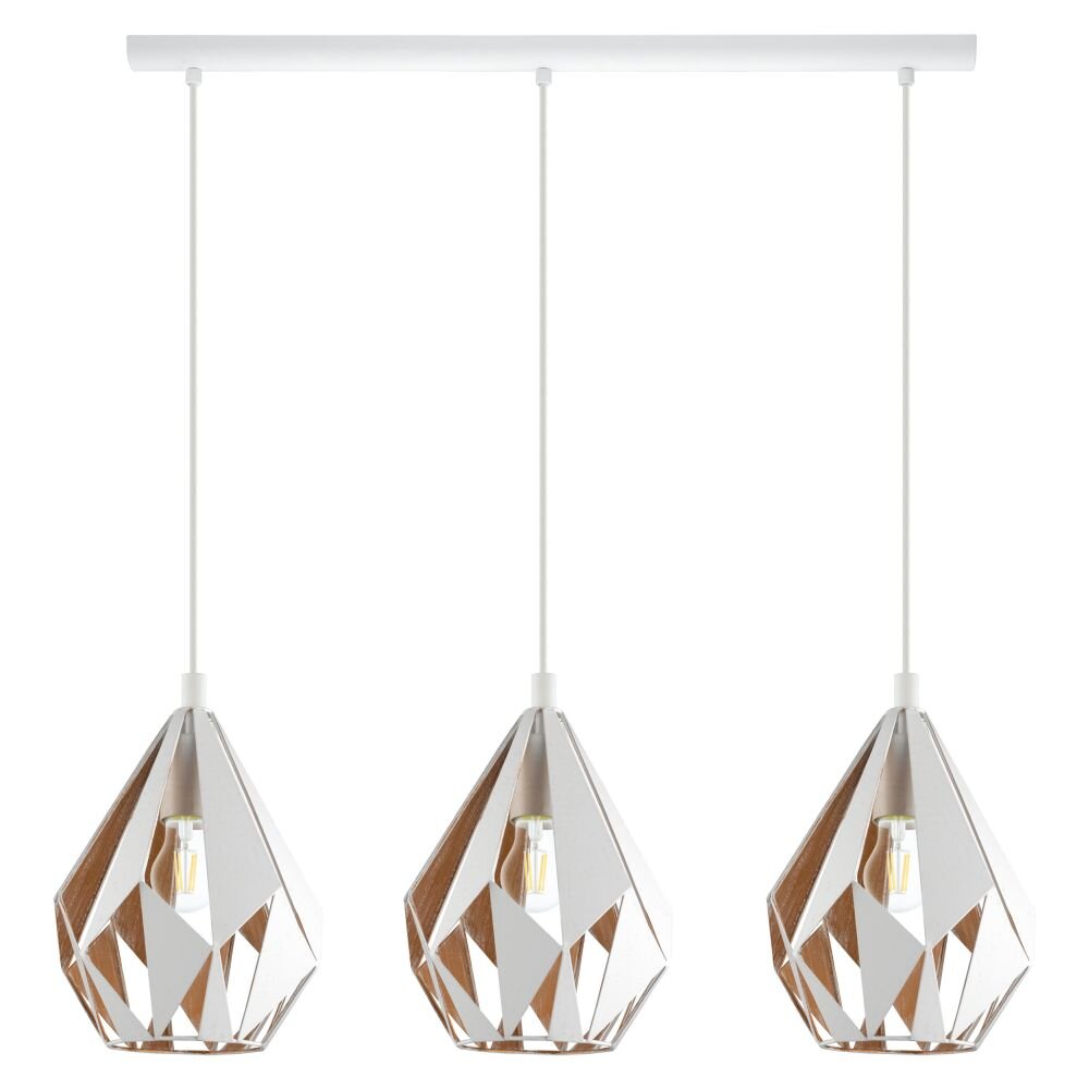 EGLO CARLTON Hanger Goud, Wit, 3-lichts main product photo