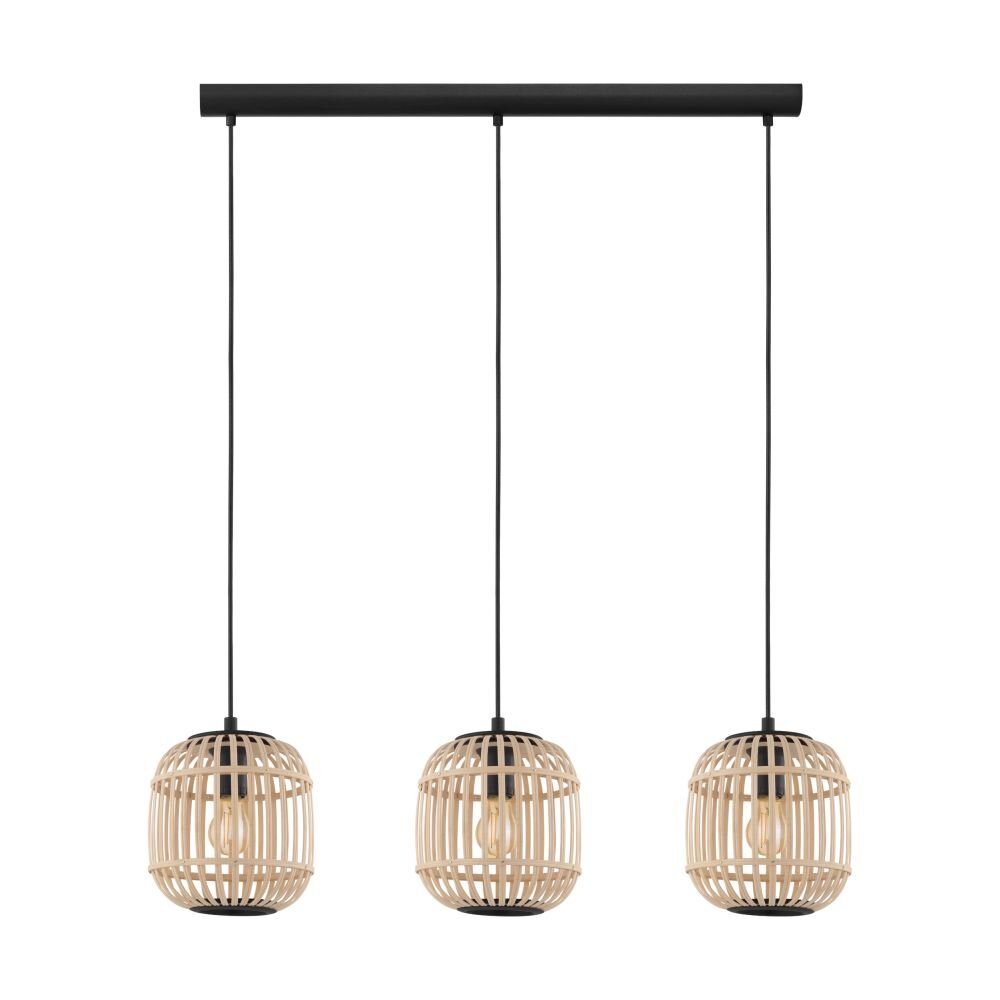EGLO BORDESLEY Hanger Zwart, 3-lichts main product photo