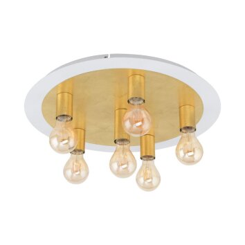 Eglo PASSANO Plafondlamp Goud, Wit, 6-lichts