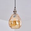 Uddebo Hanger Nikkel mat, Zwart, 1-licht