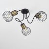 Bacau Plafondlamp Zwart, 3-lichts