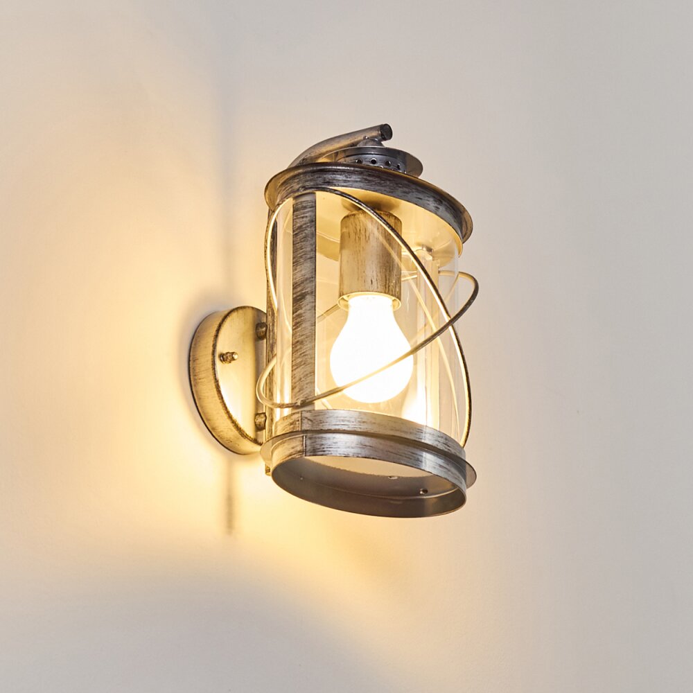 Chamesol Buiten muurverlichting Donkerbruin, Zilver, 1-licht