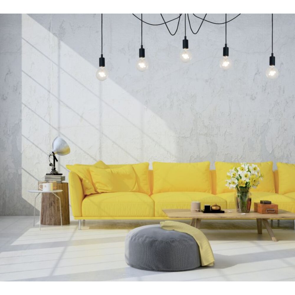 Lucide FIX MULTIPLE Hanglampen Zwart, 5-lichts main product photo