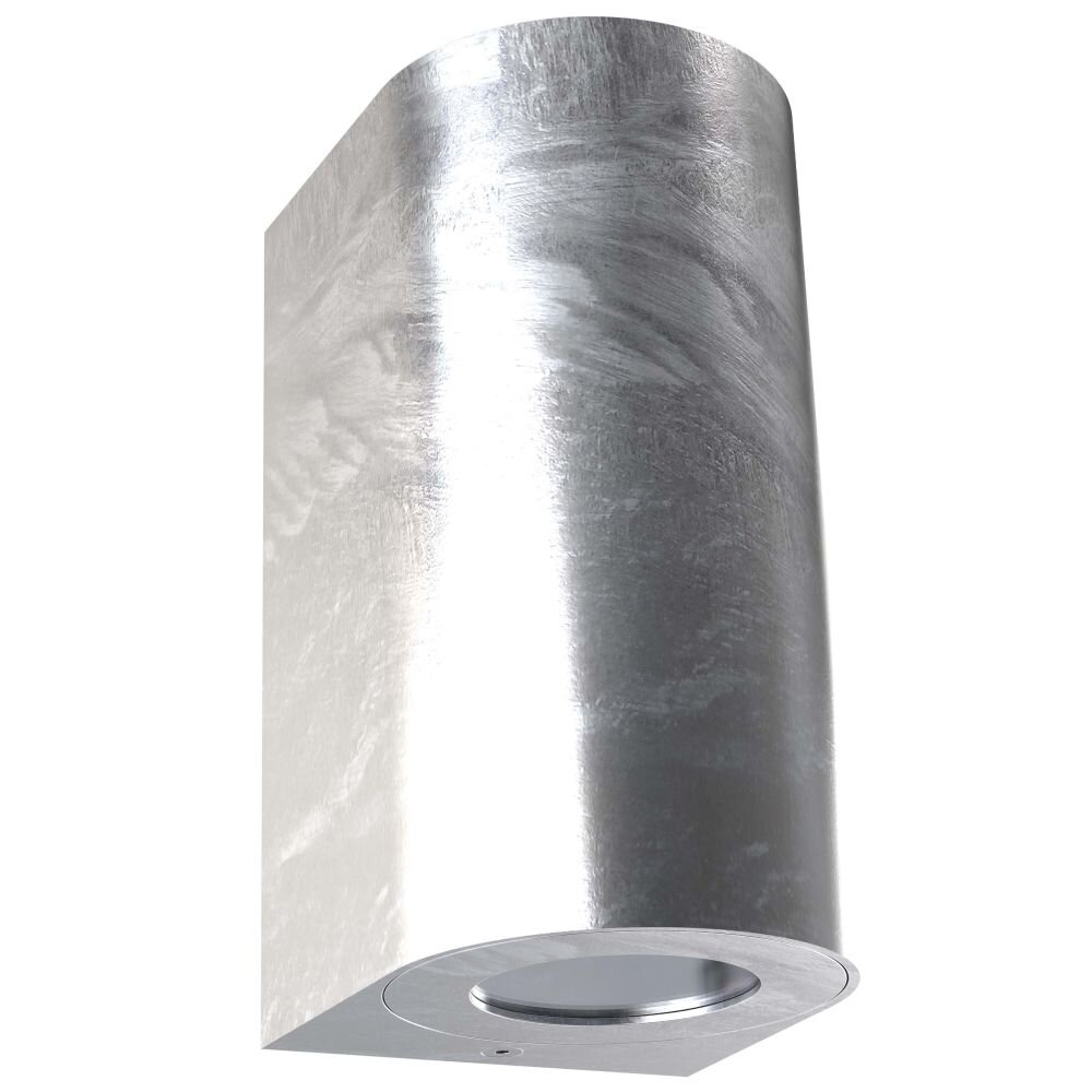 Nordlux CANTO Buiten muurverlichting Zilver, 2-lichts main product photo