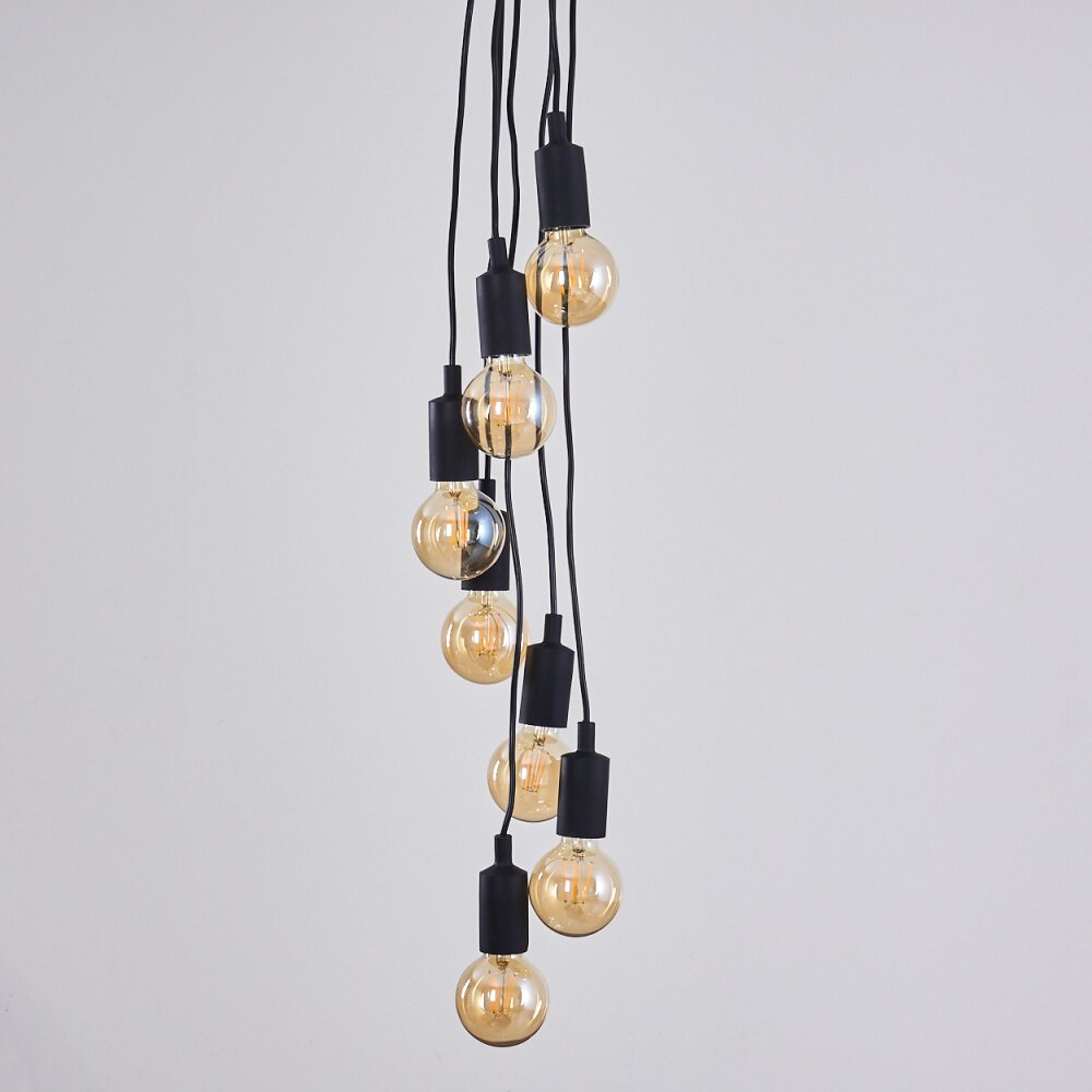 Hallabro Hanglamp Zwart, 7-lichts