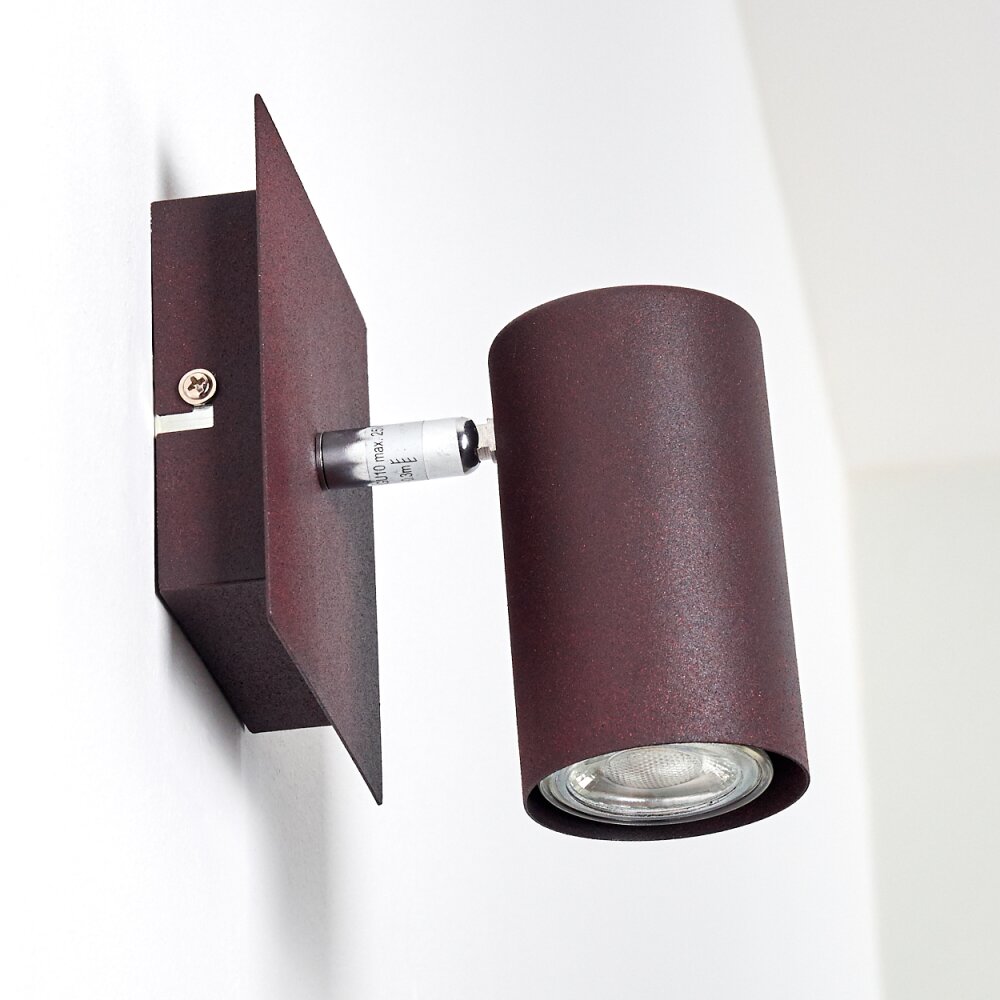 Zuoz Muurspot Roest, 1-licht