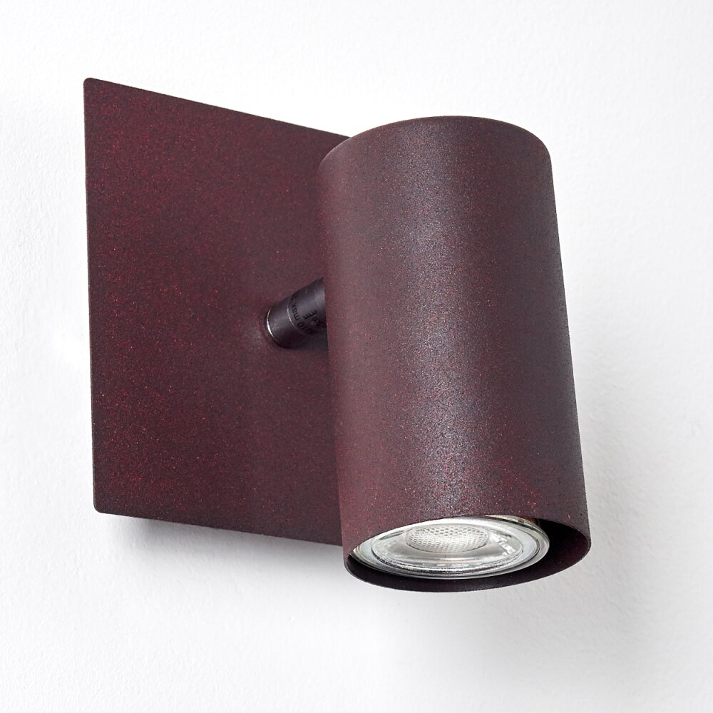 Zuoz Muurspot Roest, 1-licht