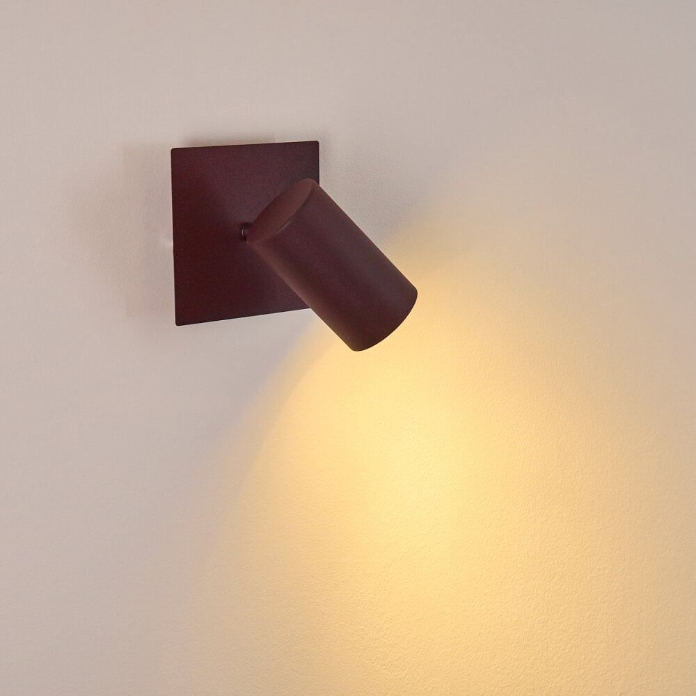 Zuoz Muurspot Roest, 1-licht