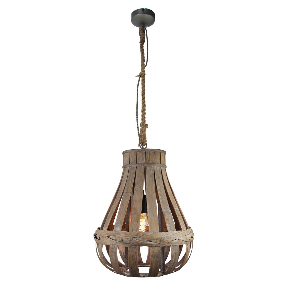 Brilliant Kaminika Hanglamp Bruin, 1-licht main product photo