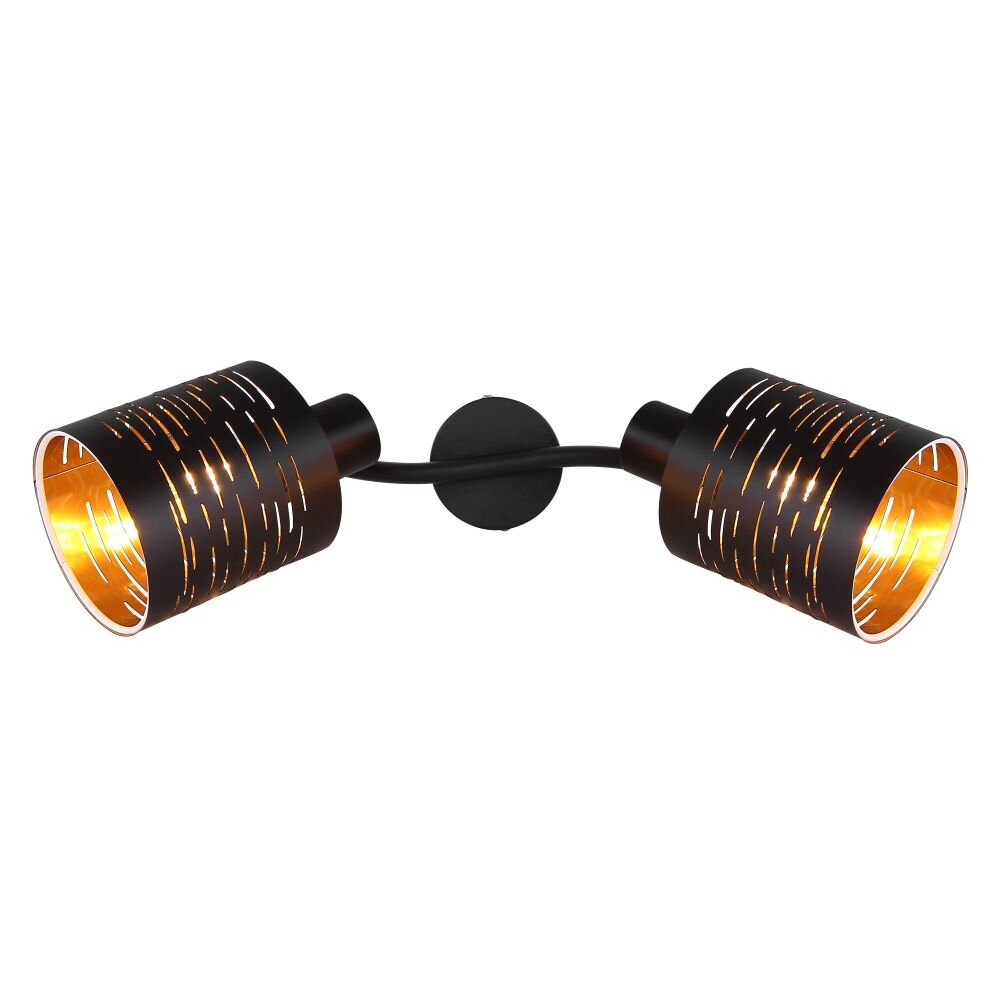 Globo TUNNO Spotlamp Zwart, 2-lichts