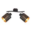 Globo TUNNO Spotlamp Zwart, 2-lichts