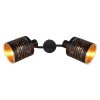 Globo TUNNO Spotlamp Zwart, 2-lichts