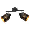Globo TUNNO Spotlamp Zwart, 2-lichts