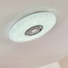 Haderup Plafondlamp LED Chroom, Wit, 1-licht, Afstandsbediening