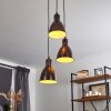 Timola Hanger Roest, Zwart, 3-lichts