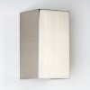 Tabera Muurlamp Staal geborsteld, 2-lichts