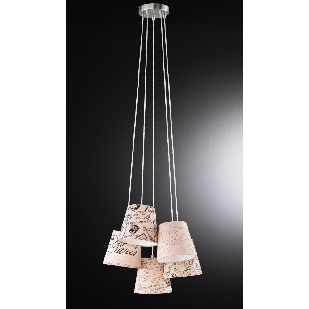 Honsel Multi Hanglamp Chroom, 5-lichts main product photo
