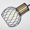 Bacau Plafondlamp Zwart, 4-lichts