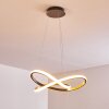 Pitasch Hanger LED Nikkel mat, 1-licht