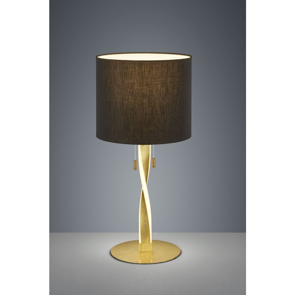 Trio NANDOR Tafellamp LED Goud, 3-lichts main product photo